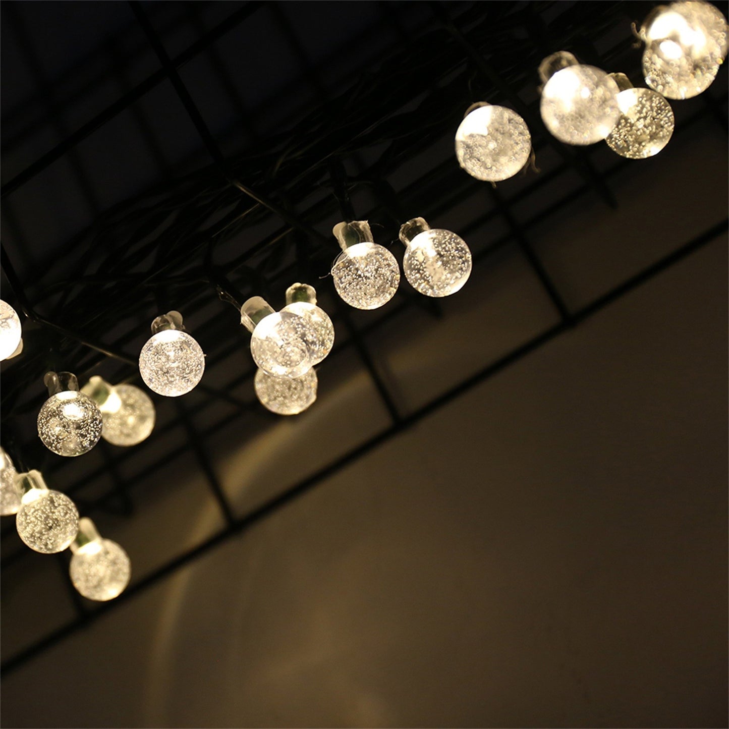 Solar Bubble Balls String Lights