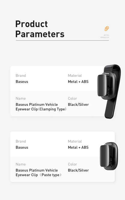 Baseus Car Eyeglass Holder