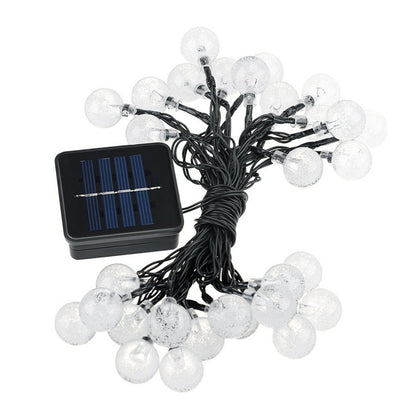 Solar Bubble Balls String Lights