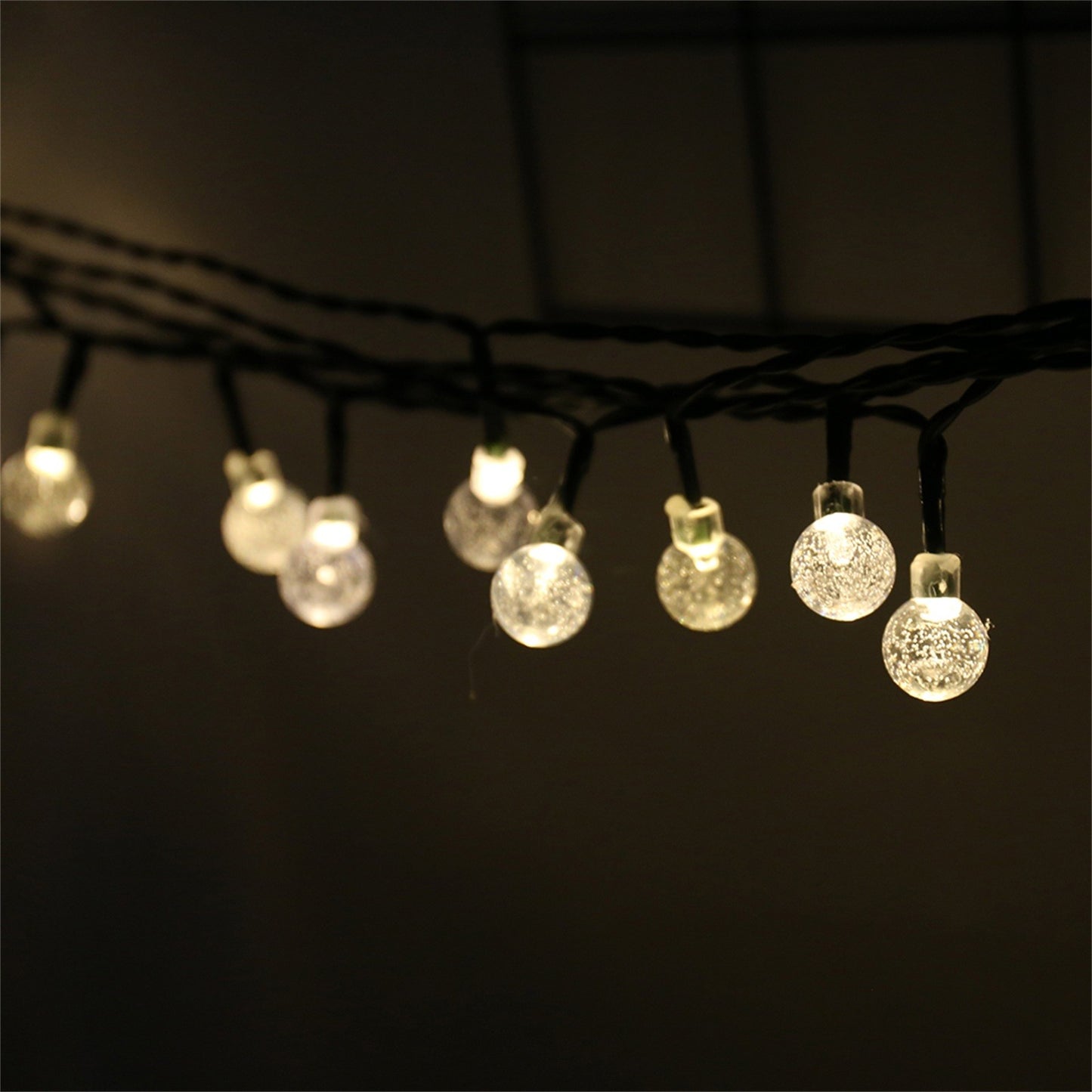 Solar Bubble Balls String Lights