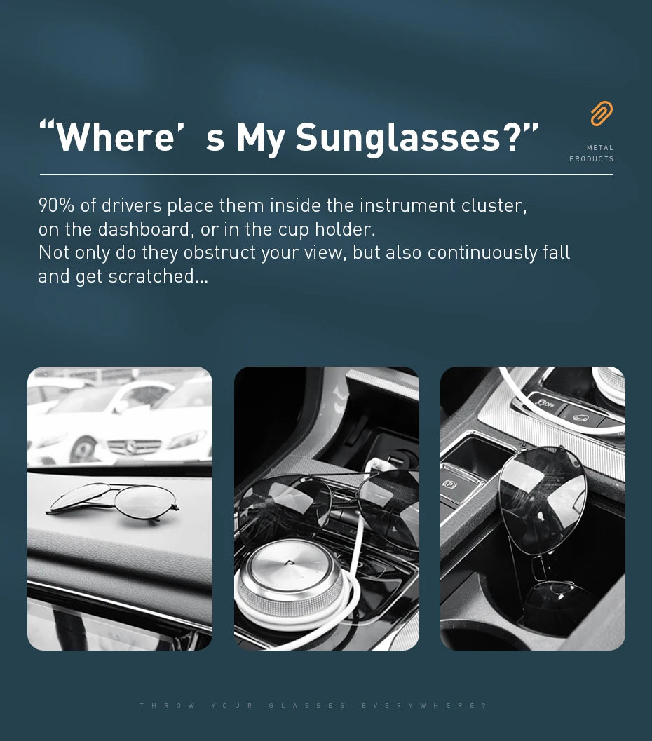 Baseus Car Eyeglass Holder