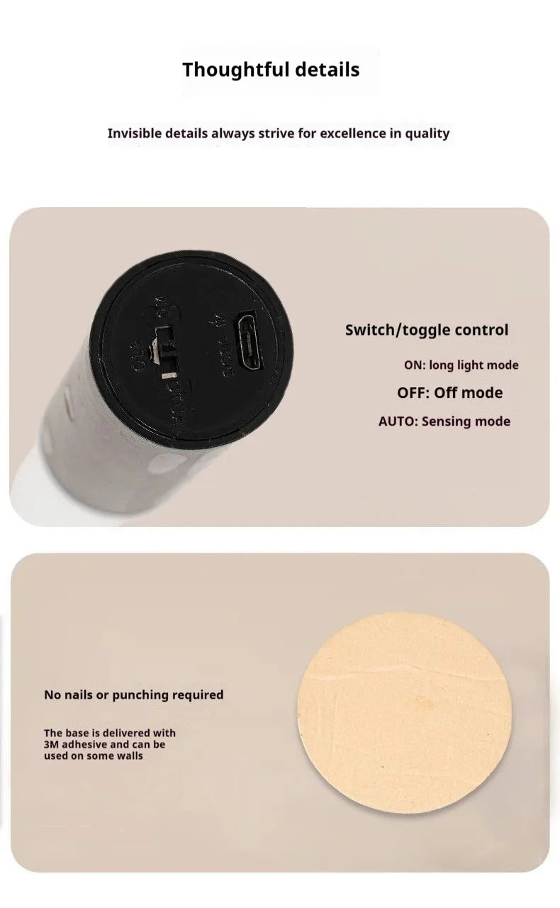 Magnetic wall light