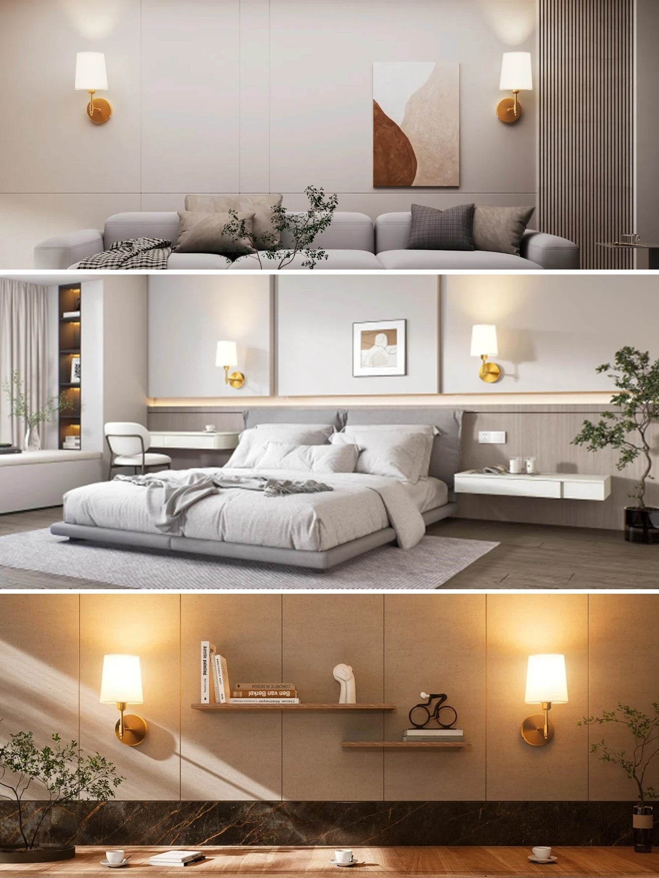 15 Colors Wireless Wall Lamp