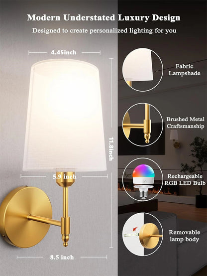 15 Colors Wireless Wall Lamp
