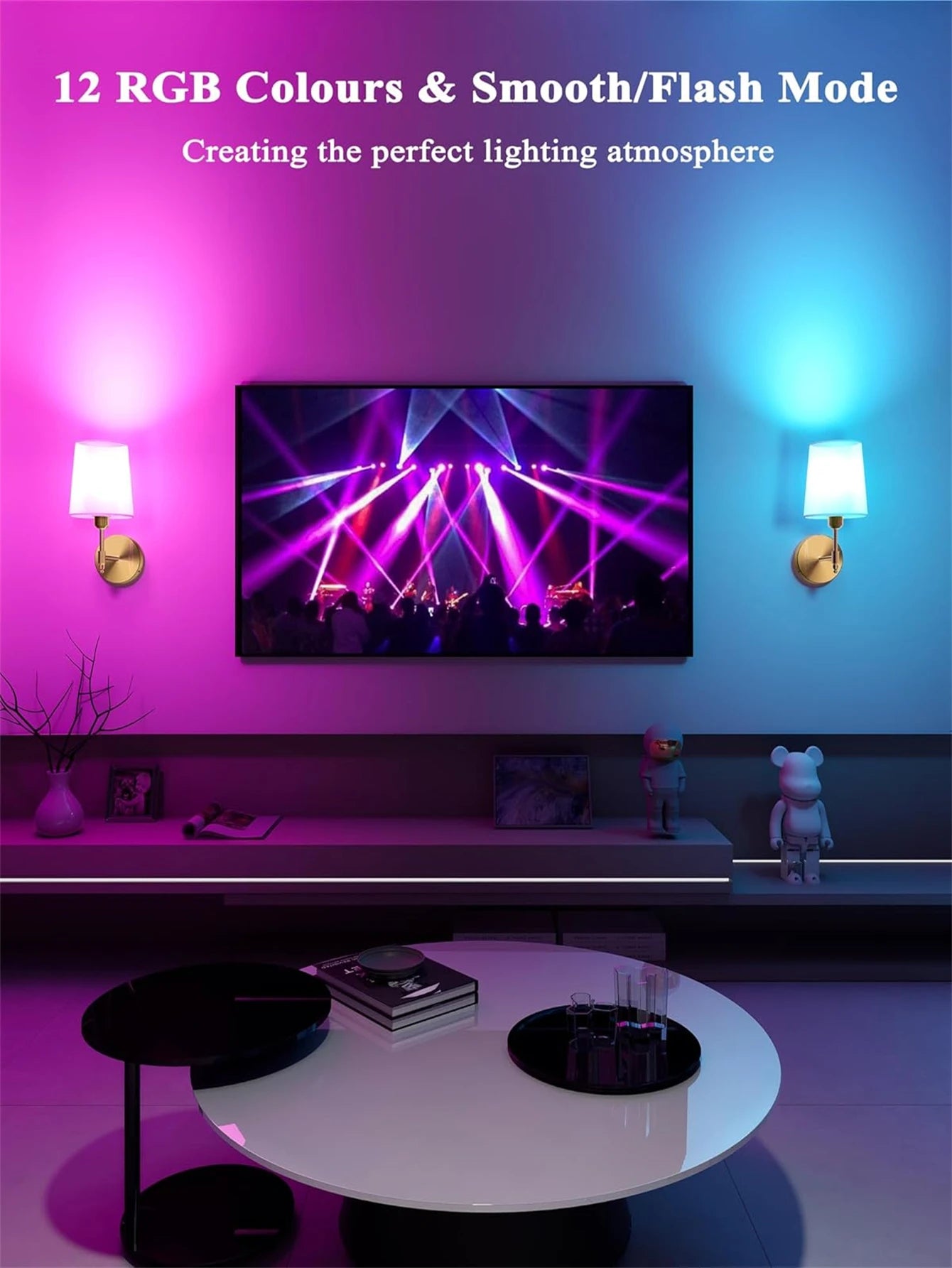 15 Colors Wireless Wall Lamp